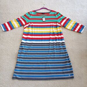 Tommy Hilfiger Dress Womens XXL Multicolored Stripe Pullover Knit